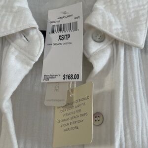 NWT Magaschoni  Button-Up Shirt Dress